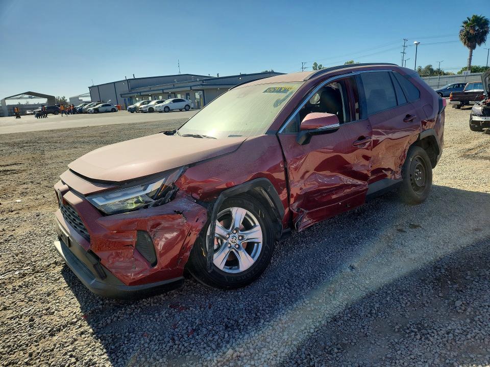2024 Toyota Rav 4 VIN JTMMWRFV7RD268637 COPART salvage auction — FRONT END, Ca - Salvage Certificate (P), sold $10,700 on 2026-07-28 (photo 1)