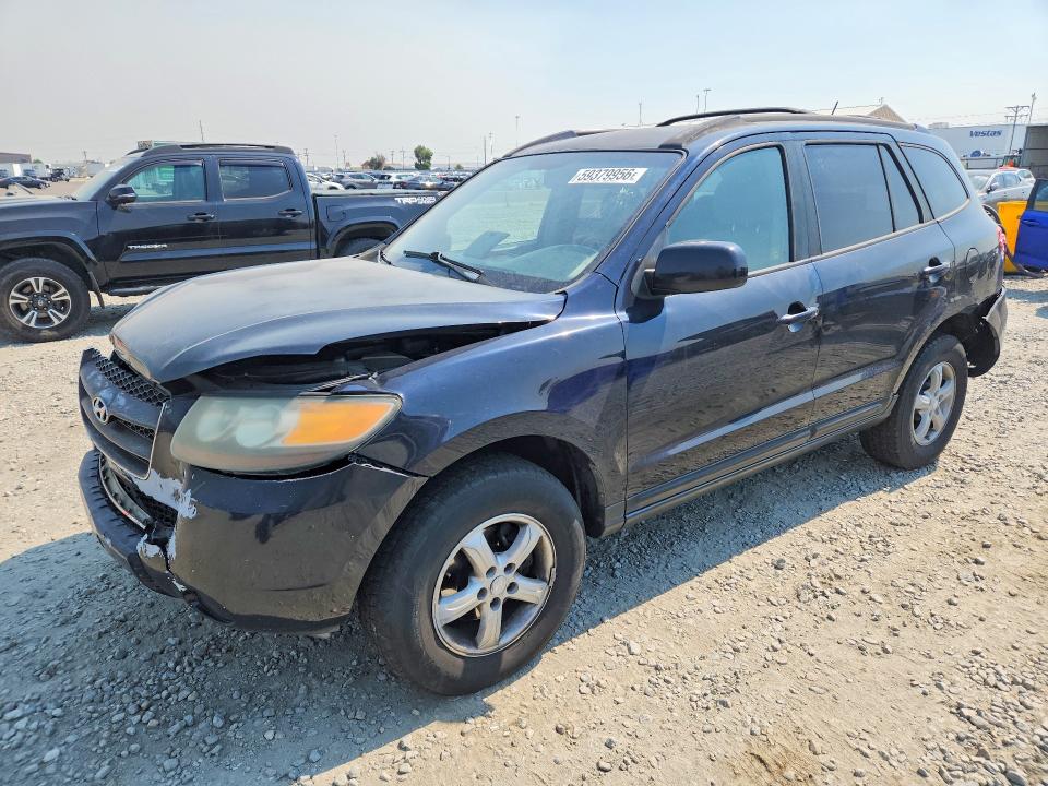 2007 Hyundai Santa fe VIN 5NMSG73D37H071201 COPART salvage auction — FRONT END, CO - PUBLIC - SALVAGE TITLE (P), sold $775 on 2026-07-09 (photo 1)