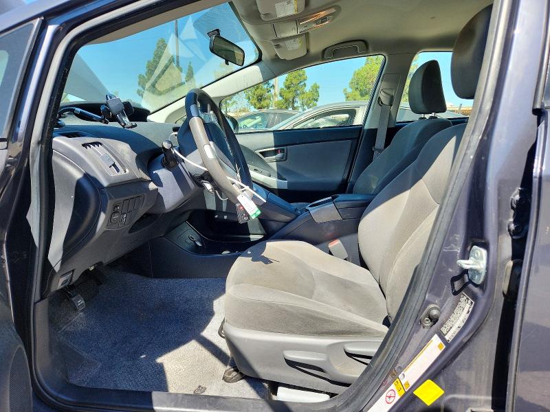 2015 Toyota Prius VIN JTDKN3DU2F0470967 COPART salvage auction — FRONT END, Ca - Salvage Certificate, sold $150 on 2026-07-21 (photo 7)