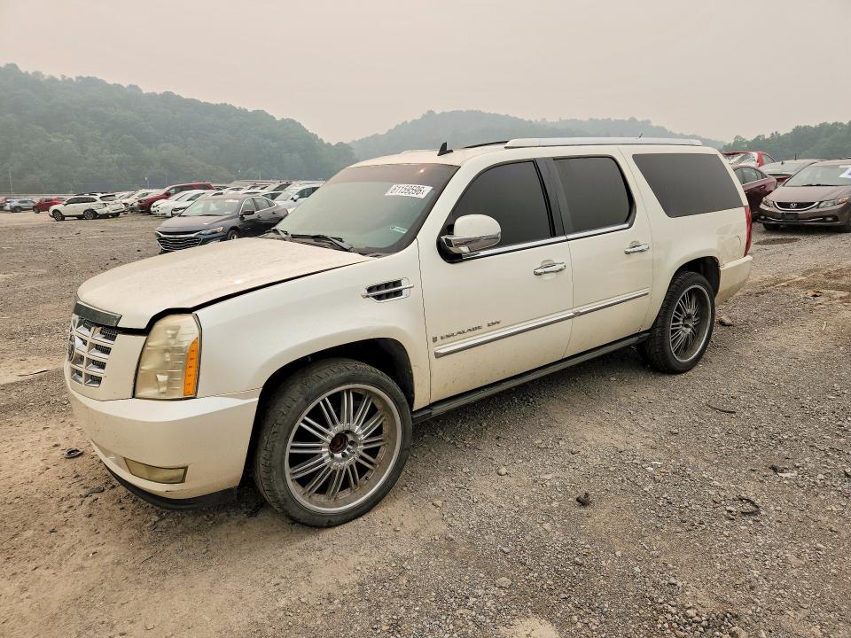 2007 Cadillac Escalade esv VIN 1GYFK66827R335653 COPART salvage auction — FRONT END, Oh - Certificate Of Title, sold $100 on 2026-07-23 (photo 1)