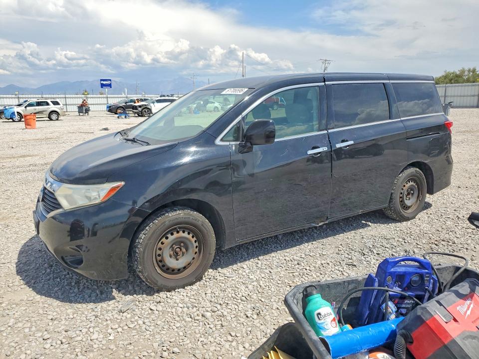 2012 Nissan Quest VIN JN8AE2KP1C9034660 COPART salvage auction — REAR END, Ut - Certificate Of Title, sold $150 on 2026-07-28 (photo 1)