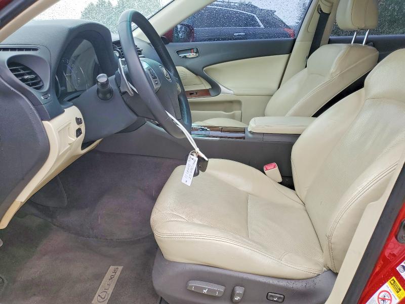 2011 Lexus Is 250 VIN JTHCF5C21B5050545 COPART salvage auction — UNDERCARRIAGE, WA - BILL OF SALE, sold $1,500 on 2026-07-20 (photo 7)