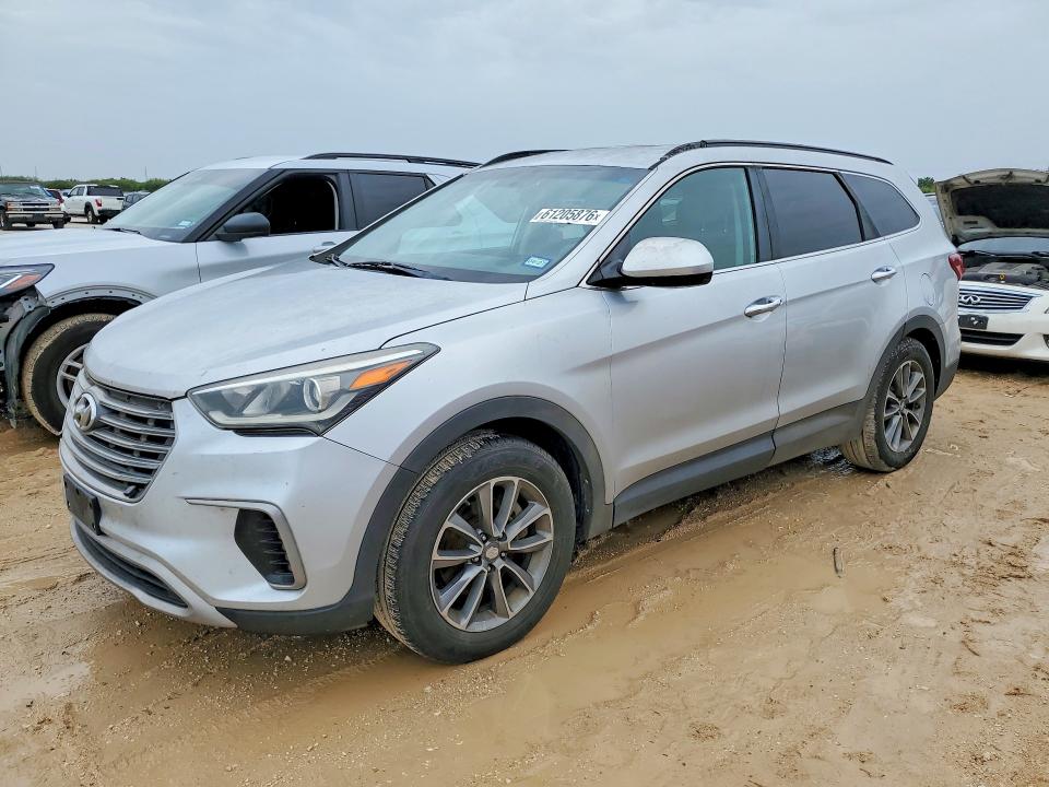2017 Hyundai Santa fe VIN KM8SM4HFXHU173070 COPART salvage auction — MECHANICAL, Tx - Certificate Of Title, sold $1,350 on 2026-07-16 (photo 1)