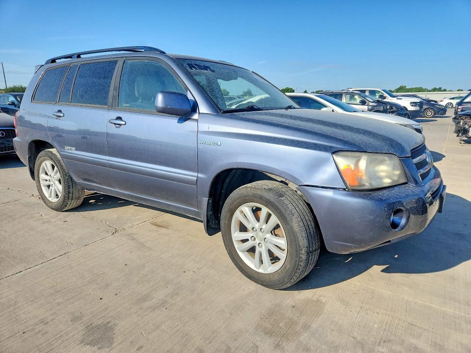 2006 Toyota Highlander hybrid VIN JTEDW21A660016405 COPART salvage auction — MINOR DENT/SCRATCHES, TX - CERTIFICATE OF TITLE, sold $925 on 2026-07-21 (photo 4)