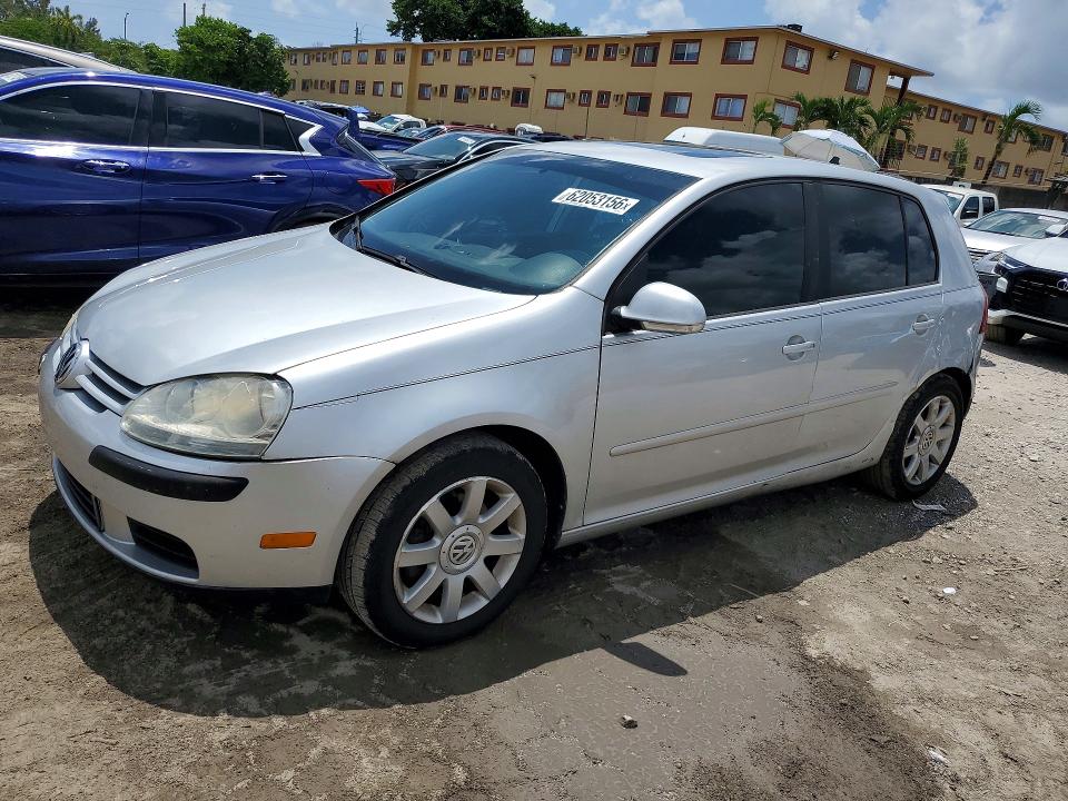 2009 Volkswagen Golf VIN WVWDA71K19W145792 COPART salvage auction — SIDE, FL - CERT OF TTL-REBUILT&SLVG RBLD, sold $375 on 2026-07-31 (photo 1)