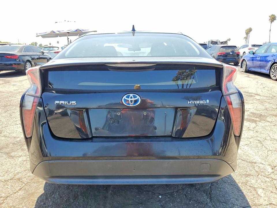 2018 Toyota Prius VIN JTDKBRFUXJ3593884 COPART salvage auction — FRONT END, CA - SALVAGE CERTIFICATE, sold $2,950 on 2026-07-31 (photo 6)