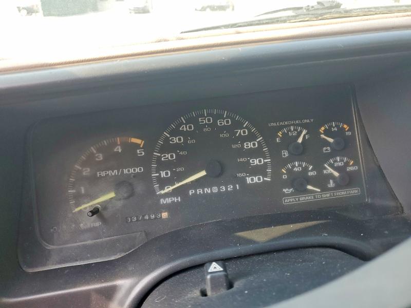 1995 Gmc SIERRA VIN 1GDKC34NXSJ527592 COPART salvage auction — NORMAL WEAR, Nc - Dealer Only Clean Title, sold $450 on 2026-08-27 (photo 9)