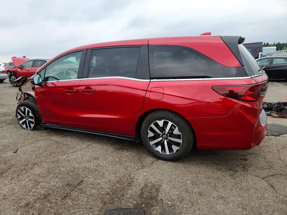 2025 Honda Odyssey VIN 5FNRL6H67SB007963 COPART salvage auction — FRONT END, Pa - Certificate Of Salvage, sold $11,900 on 2026-07-31 (photo 2)