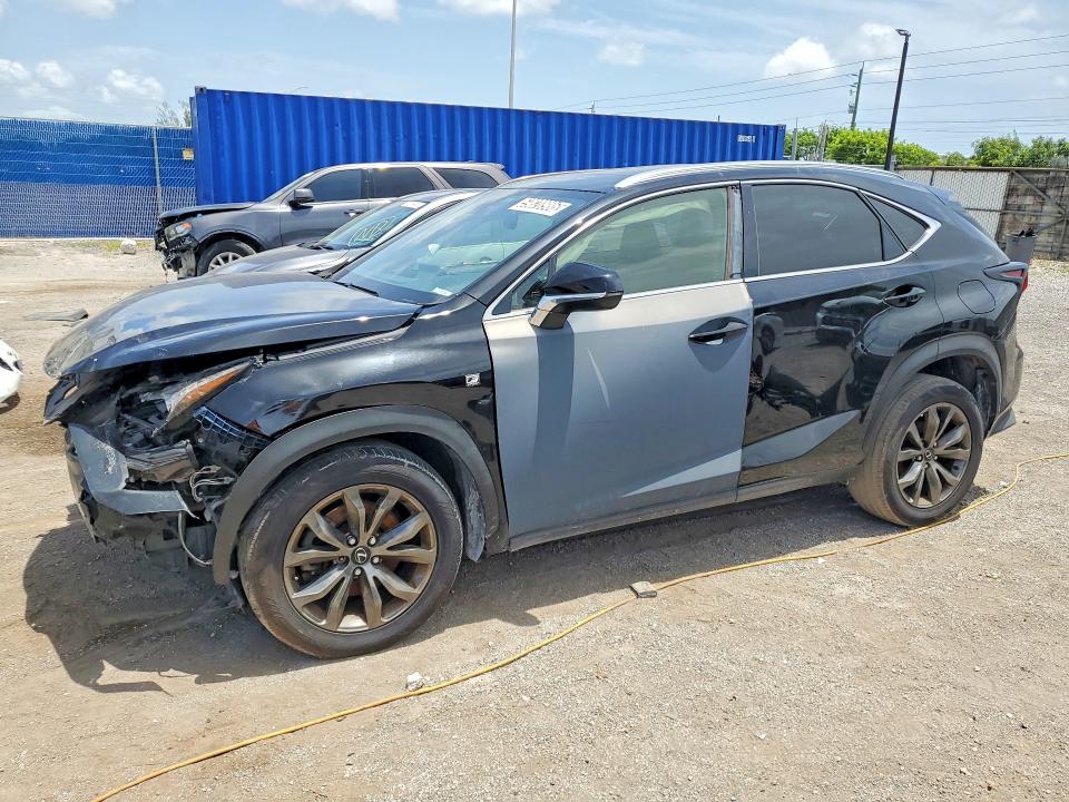 2020 Lexus Nx 300 VIN JTJSARBZ5L2170205 COPART salvage auction — FRONT END, FL - CERTIFICATE OF TITLE, sold $275 on 2026-07-28 (photo 1)