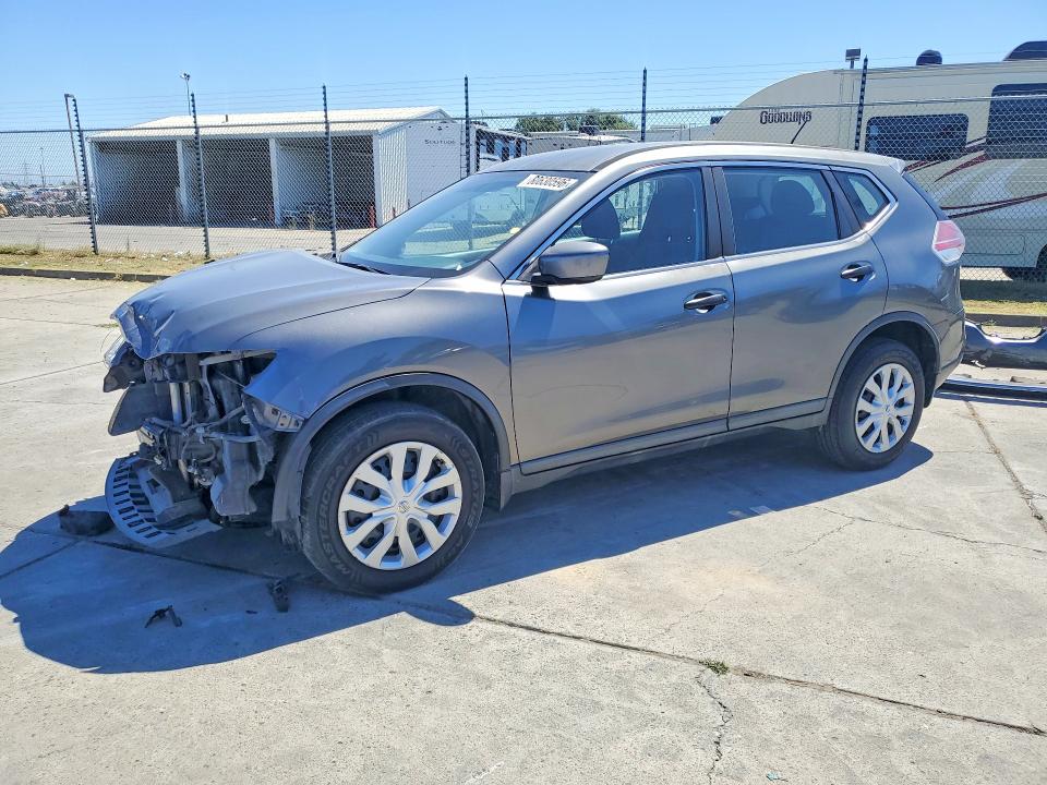 2016 Nissan Rogue VIN KNMAT2MT6GP622891 COPART salvage auction — FRONT END, Salvage Title, sold $1,500 on 2026-07-27 (photo 1)