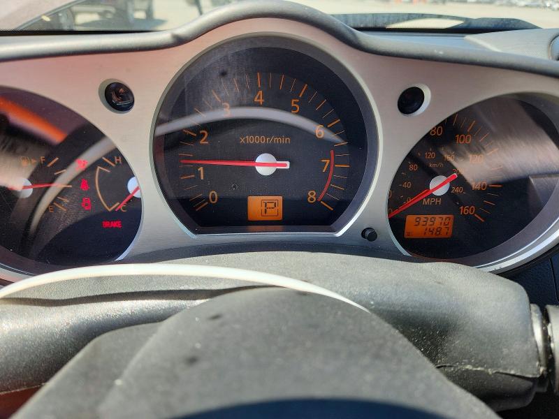 2003 Nissan 350z VIN JN1AZ34D23T112250 COPART salvage auction — FRONT END, CA - SALVAGE CERTIFICATE, sold $1,050 on 2026-07-25 (photo 9)