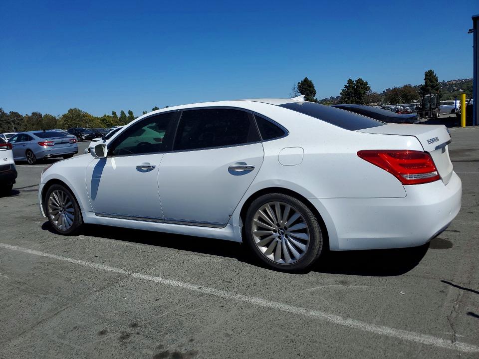 2015 Hyundai Equus VIN KMHGH4JH0FU098561 COPART salvage auction — MINOR DENT/SCRATCHES, Ca - Dis/Dlr/Exp App For Dup Clean, sold $1,500 on 2026-07-31 (photo 2)