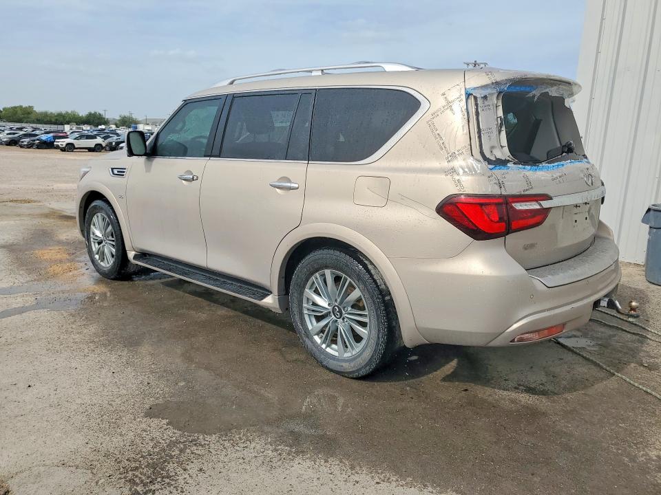 2019 Infiniti Qx80 VIN JN8AZ2NF0K9683792 COPART salvage auction — FRONT END, TX - CERTIFICATE OF TITLE, sold $6,900 on 2026-07-29 (photo 2)