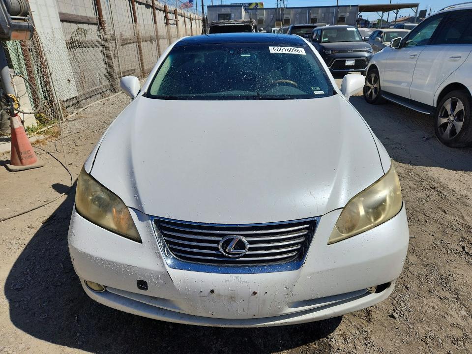 2007 Lexus Es 350 VIN JTHBJ46G972085726 COPART salvage auction — FRONT END, CA - DIS/DLR/EXP ONLY CLEAN TITLE, sold $700 on 2026-07-20 (photo 5)