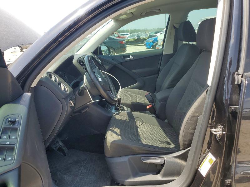 2015 Volkswagen Tiguan VIN WVGBV7AX2FW553488 COPART salvage auction — FRONT END, TX - SALVAGE VEHICLE TITLE (P), sold $675 on 2026-07-31 (photo 7)