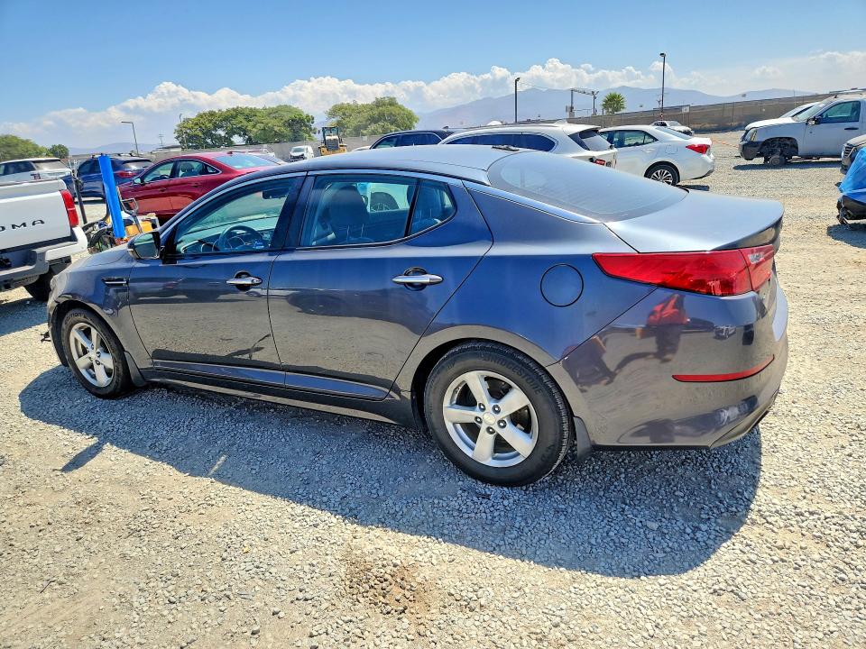 2015 Kia Optima VIN KNAGM4A76F5633634 COPART salvage auction — MECHANICAL, Ca - Dis/Dlr/Exp Only Clean Title, sold $1,000 on 2026-07-29 (photo 2)