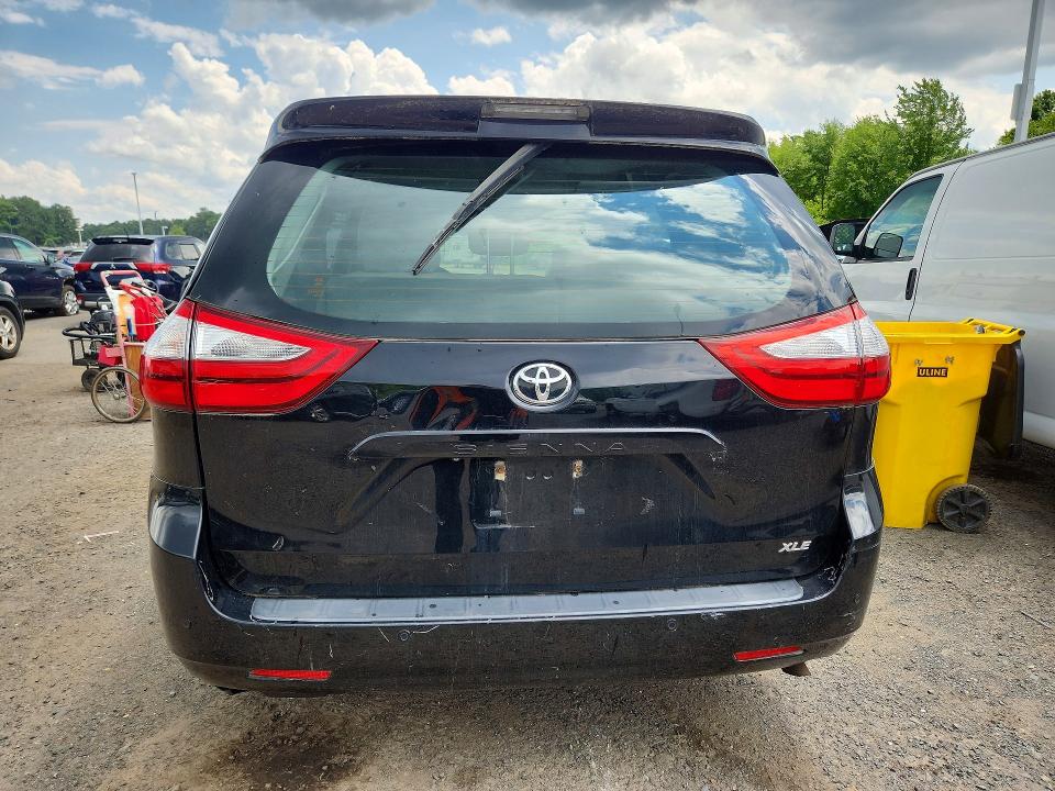 2015 Toyota Sienna VIN 5TDYK3DC2FS622883 COPART salvage auction — FRONT END, NH - CERT OF TITLE-REBUILT VEHICLE (P), sold $5,300 on 2026-07-27 (photo 6)
