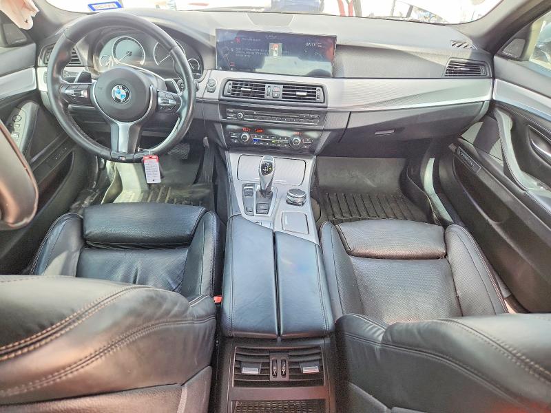 2015 BMW 5er VIN WBA5B1C50FG127681 COPART salvage auction — SIDE, TX - SALVAGE VEHICLE TITLE, sold $500 on 2026-08-20 (photo 8)