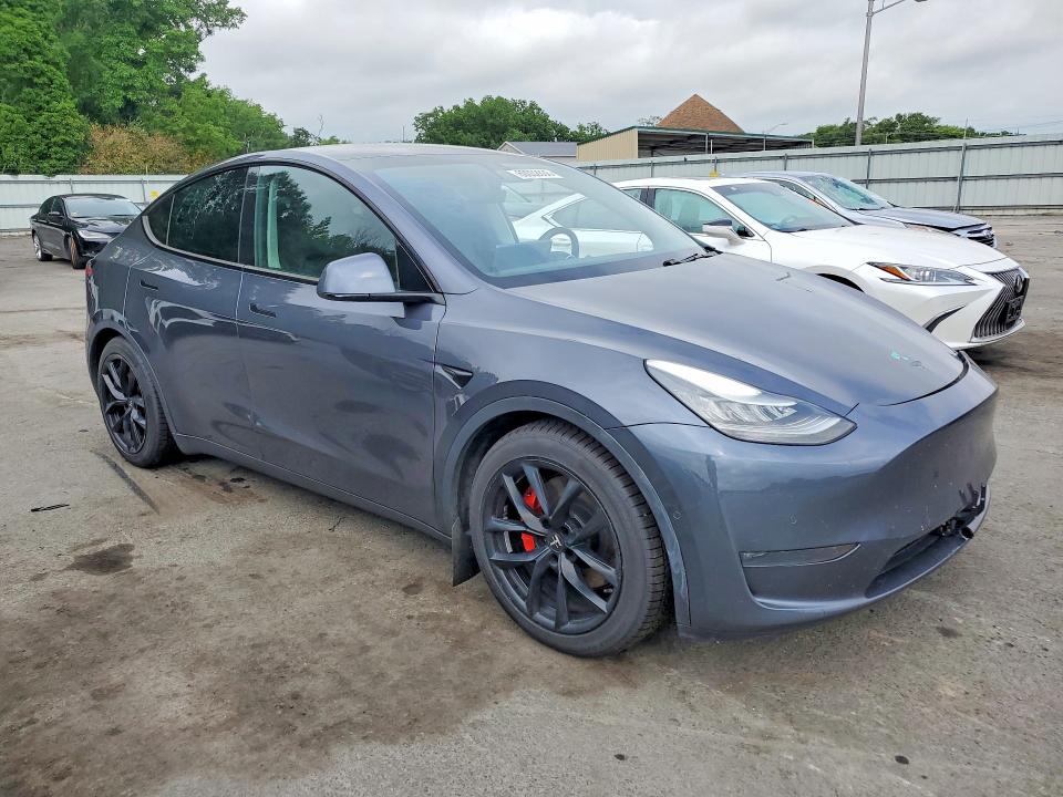 2020 Tesla Model y VIN 5YJYGDEF4LF001824 COPART salvage auction — FRONT END, Nj - Cert Of Title-Salvage, sold $3,250 on 2026-07-23 (photo 4)