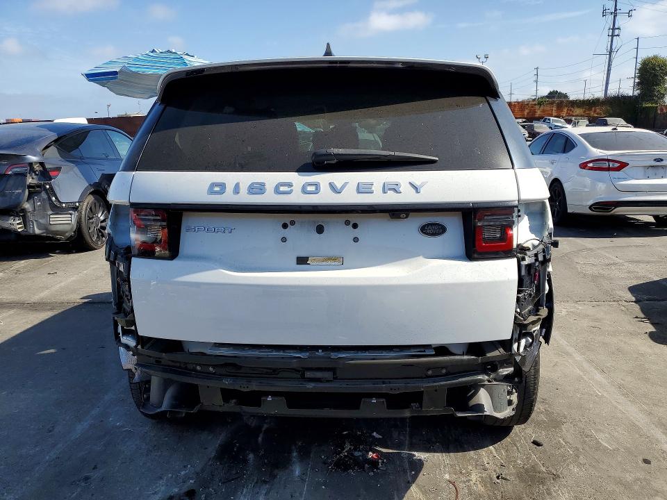 2022 Land rover Discovery sport VIN SALCJ2FX9NH906840 COPART salvage auction — REAR END, Ca - Salvage Certificate, sold $7,900 on 2026-07-31 (photo 6)