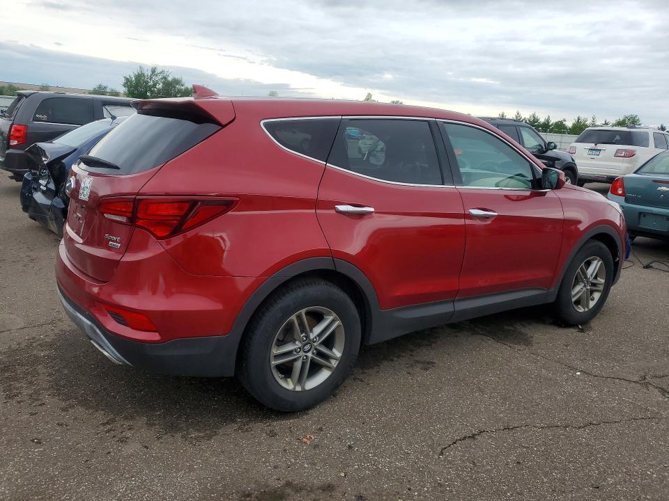 2017 Hyundai Santa fe VIN 5XYZTDLB8HG394954 COPART salvage auction — MINOR DENT/SCRATCHES, Wi - Certificate Of Title, sold $1,550 on 2026-07-14 (photo 3)