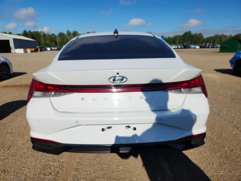 2021 Hyundai Elantra VIN KMHLN4AGXMU180681 COPART salvage auction — FRONT END, On - Permit Salvage, sold $4,800 on 2026-07-23 (photo 6)