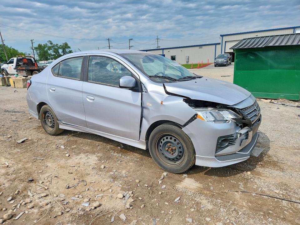 2022 Mitsubishi Mirage VIN ML32FUFJ8NHF09248 COPART salvage auction — FRONT END, In - Certificate Of Title (P), sold $3,150 on 2026-07-29 (photo 4)