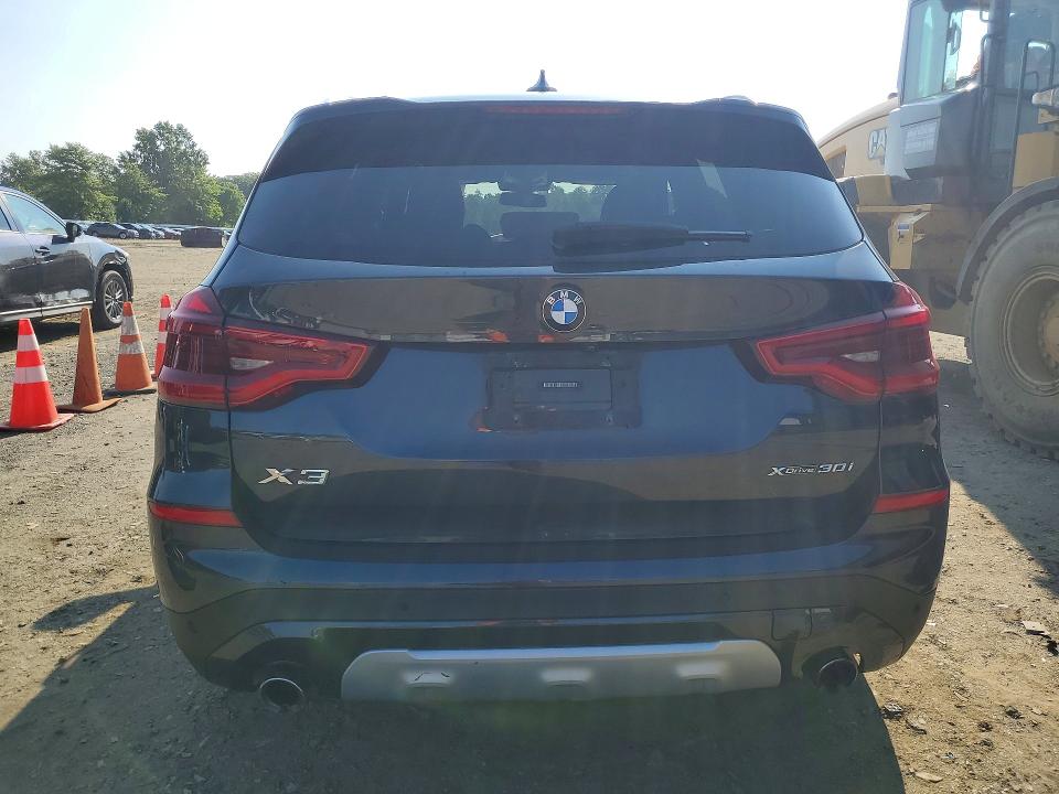 2021 BMW X3 VIN 5UXTY5C06M9F31950 COPART salvage auction — WATER/FLOOD, Nj - Cert Of Title-Salvage Flood, sold $500 on 2026-07-29 (photo 6)