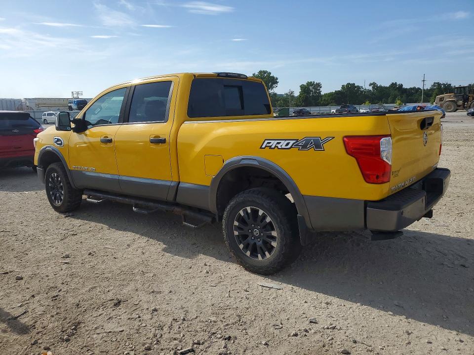 2017 Nissan TITAN VIN 1N6BA1F4XHN553949 COPART salvage auction — HAIL, Mi - Certificate Of Title (P), sold $9,300 on 2026-07-28 (photo 2)