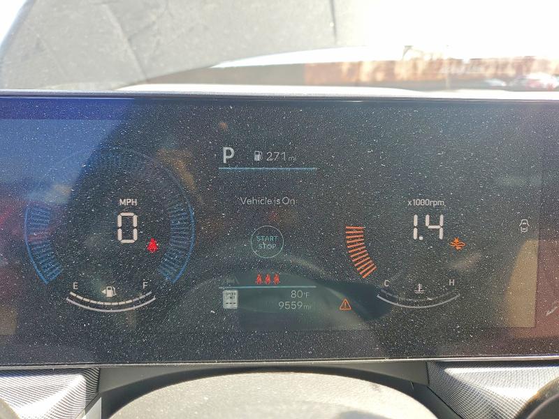 2024 Hyundai Sonata VIN KMHL64JA8RA421686 COPART salvage auction — FRONT END, Ca - Salvage Certificate, sold $200 on 2026-07-24 (photo 9)