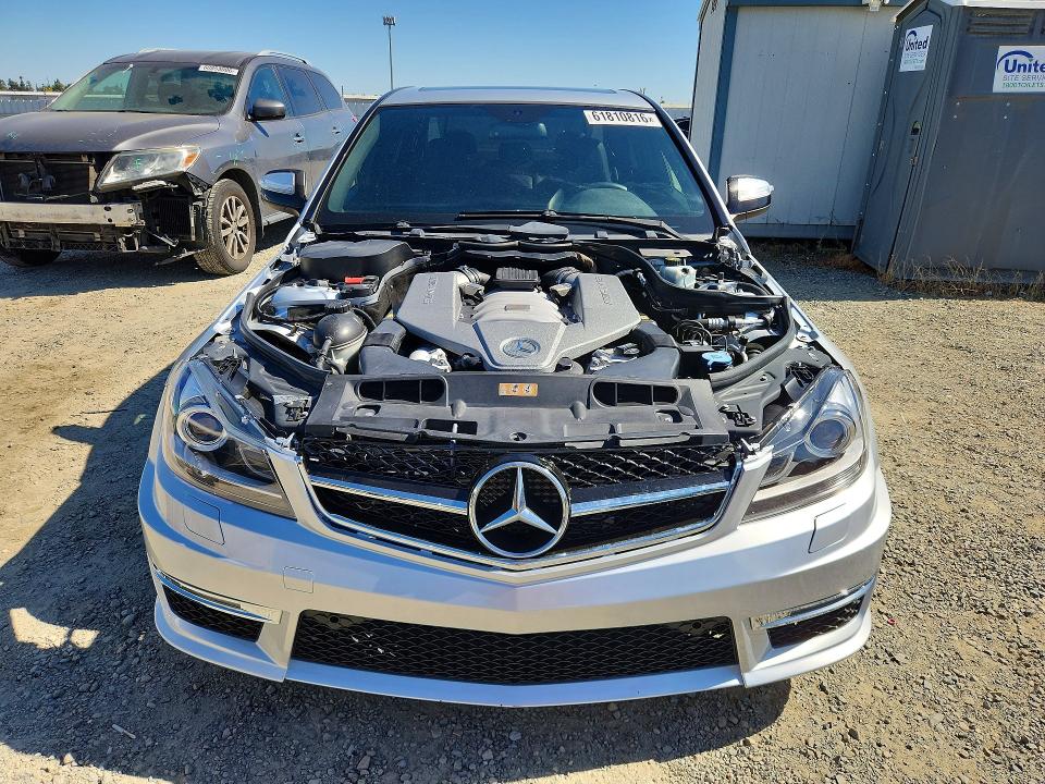2009 Mercedes-benz C class VIN WDDGF77X79F220423 COPART salvage auction — FRONT END, Ca - Dis/Dlr/Exp Only Clean Title, sold $8,500 on 2026-07-23 (photo 5)