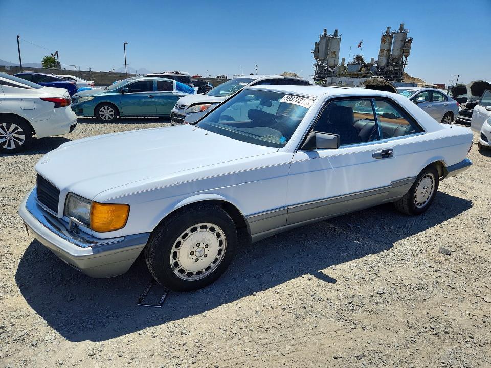 1986 Mercedes-benz 560 VIN WDBCA45D3GA248193 COPART salvage auction — MINOR DENT/SCRATCHES, CA - DIS/DLR/EXP ONLY CLEAN TITLE (P), sold $14,400 on 2026-07-17 (photo 1)
