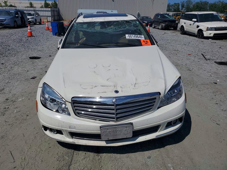 2008 Mercedes-benz C-klasse VIN WDDGF81X58F059552 COPART salvage auction — ALL OVER, Sc - Cert Of Title-Salvage, sold $400 on 2026-08-05 (photo 5)