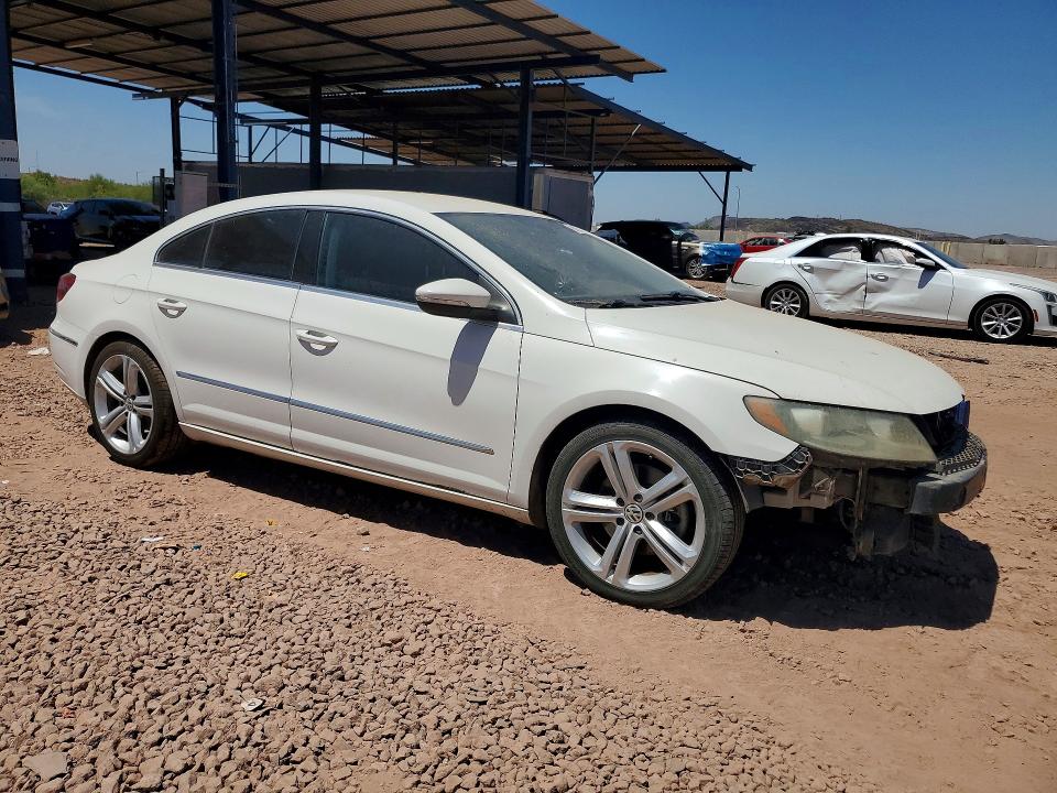 2013 Volkswagen Passat cc VIN WVWBP7AN1DE531563 COPART salvage auction — FRONT END, Id - Salvage Certificate Of Title, sold $250 on 2026-08-06 (photo 4)