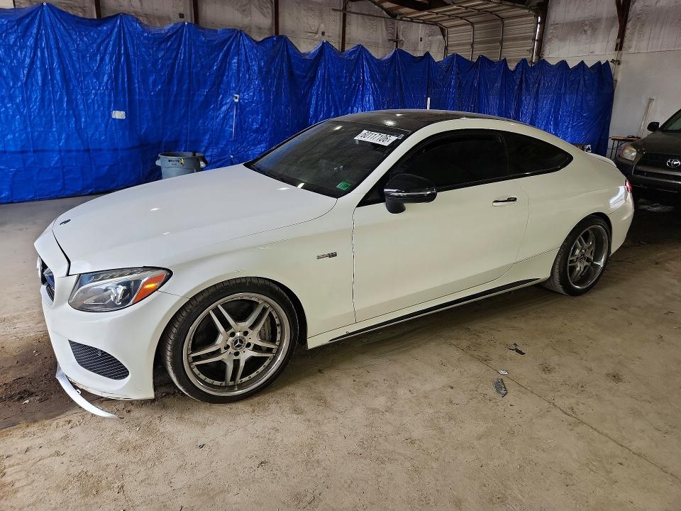 2018 Mercedes-benz C-klasse amg VIN WDDWJ6EB4JF625851 COPART salvage auction — NORMAL WEAR, Wv - Certificate Of Title (P), sold $13,700 on 2026-08-04 (photo 1)