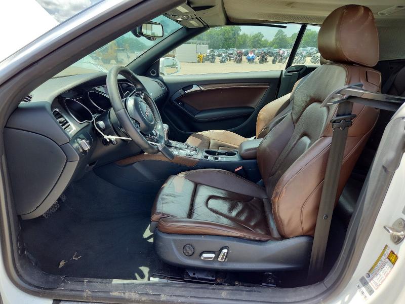 2014 Audi A5 VIN WAULFAFH8EN014489 COPART salvage auction — FRONT END, Wv - Salvage Certificate, sold $225 on 2026-09-03 (photo 7)
