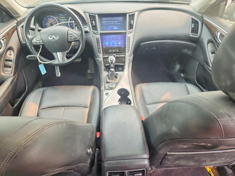 2016 Infiniti Q50 VIN JN1FV7AR1GM451834 COPART salvage auction — SIDE, MA - CERT OF TITLE-RECONSTRCTD COLL, sold $525 on 2026-07-22 (photo 8)