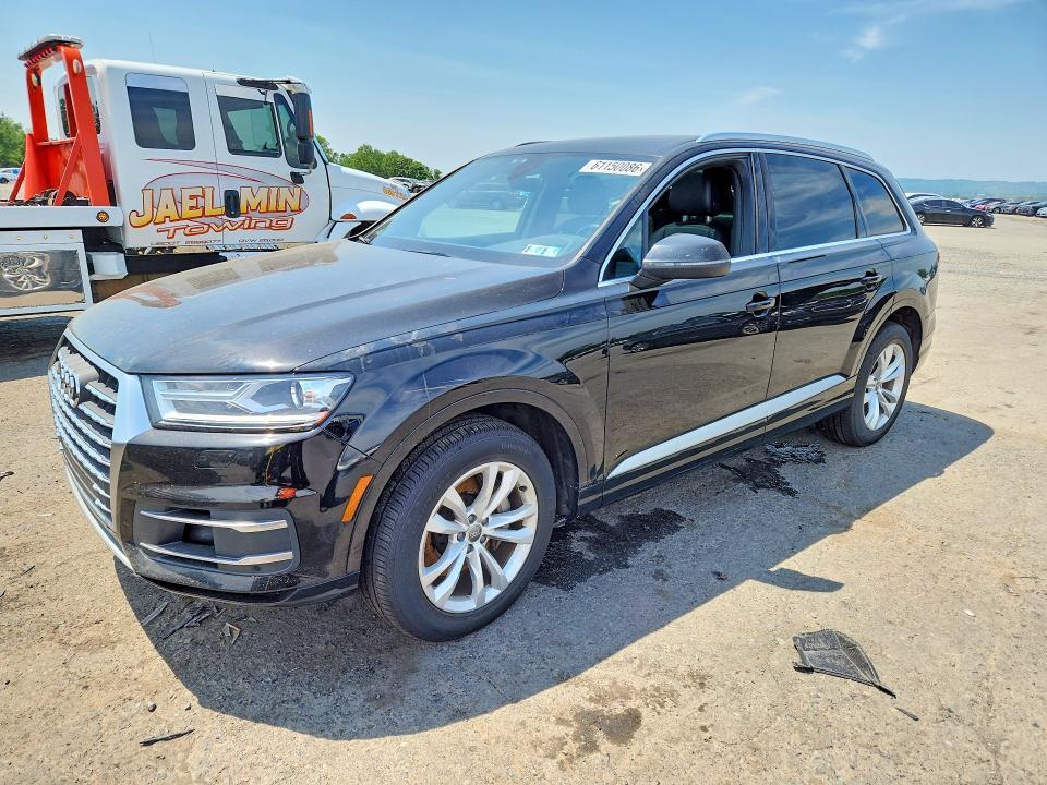 2019 Audi Q7 VIN WA1AAAF71KD012594 COPART salvage auction — WATER/FLOOD, PA - CERTIFICATE OF SALVAGE, sold $1,350 on 2026-07-28 (photo 1)