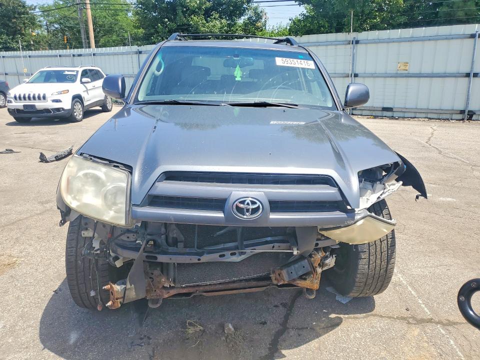2005 Toyota 4runner VIN JTEBU17R650063548 COPART salvage auction — FRONT END, OH - CERT OF TITLE-SALVAGE, sold $1,950 on 2026-07-15 (photo 5)