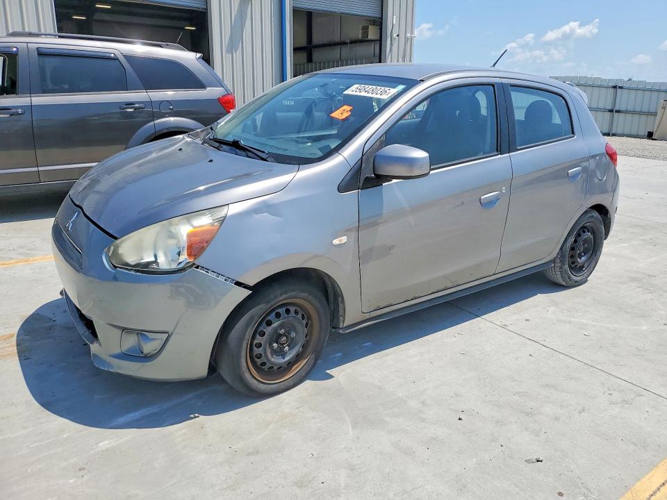 2015 Mitsubishi Mirage VIN ML32A3HJ9FH055256 COPART salvage auction — FRONT END, In - Certificate Of Title, sold $350 on 2026-07-09 (photo 1)