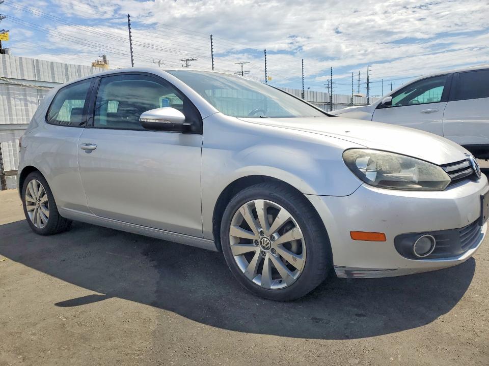2012 Volkswagen Golf VIN WVWMM7AJ5CW292249 COPART salvage auction — MECHANICAL, Ca - Salvage Certificate, sold $675 on 2026-08-19 (photo 4)