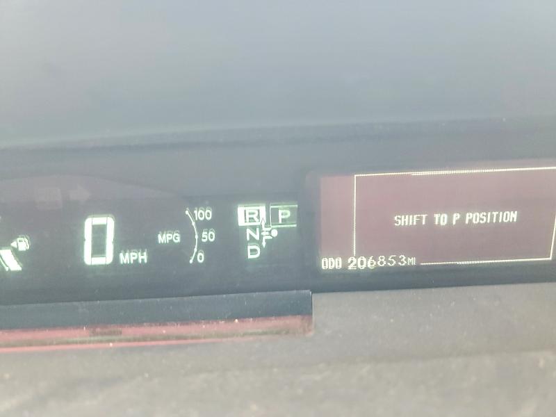 2010 Toyota Prius VIN JTDKN3DU7A0050744 COPART salvage auction — SIDE, CA - SALVAGE CERTIFICATE, sold $525 on 2026-07-14 (photo 9)