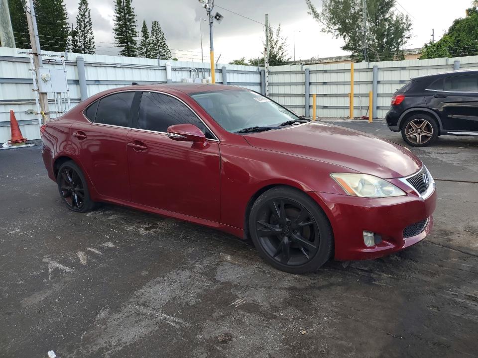 2010 Lexus Is VIN JTHBF5C25A5108764 COPART salvage auction — MECHANICAL, Fl - Cert Of Title-Rebuilt (P), sold $1,450 on 2026-07-29 (photo 4)