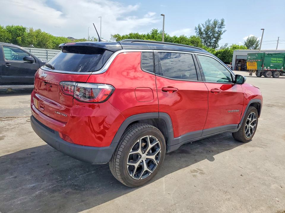 2024 Jeep Compass VIN 3C4NJDCN7RT138510 COPART salvage auction — FRONT END, Ga - Certificate Of Title (P), sold $9,700 on 2026-07-27 (photo 3)