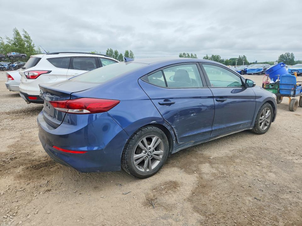2017 Hyundai Elantra VIN KMHD84LF5HU375724 COPART salvage auction — SIDE, ON - PERMIT NO BRAND - UNFIT, sold $1,750 on 2026-07-28 (photo 3)