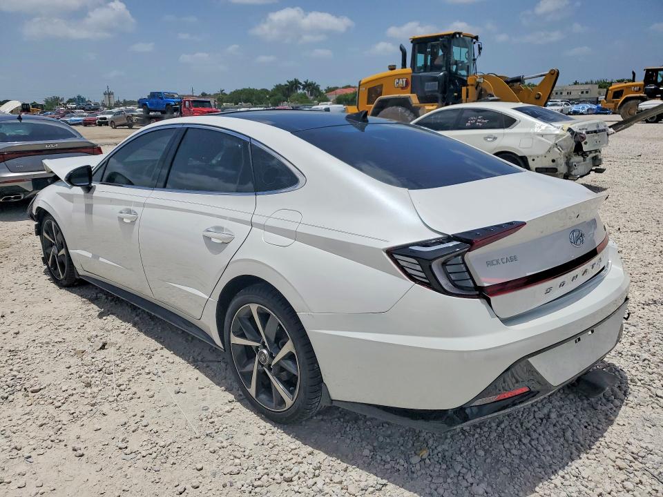 2022 Hyundai Sonata VIN KMHL44J20NA240915 COPART salvage auction — FRONT END, Fl - Certificate Of Destruction, sold $125 on 2026-07-21 (photo 2)