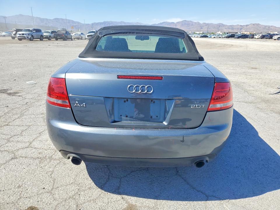 2008 Audi A4 VIN WAUAF48H88K007764 COPART salvage auction — FRONT END, Nv - Salvage Title, sold $425 on 2026-07-14 (photo 6)
