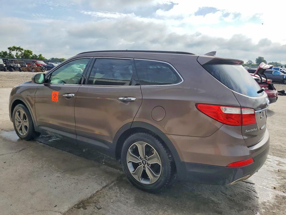 2013 Hyundai Santa fe VIN KM8SM4HFXDU030484 COPART salvage auction — MECHANICAL, TN - CERTIFICATE OF TITLE, sold $1,200 on 2026-07-27 (photo 2)