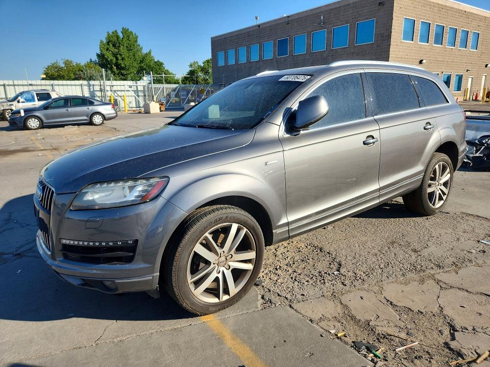 2014 Audi Q7 VIN WA1LGAFE4ED019100 COPART salvage auction — MECHANICAL, Co - Salvage Title, sold $1,200 on 2026-07-22 (photo 1)