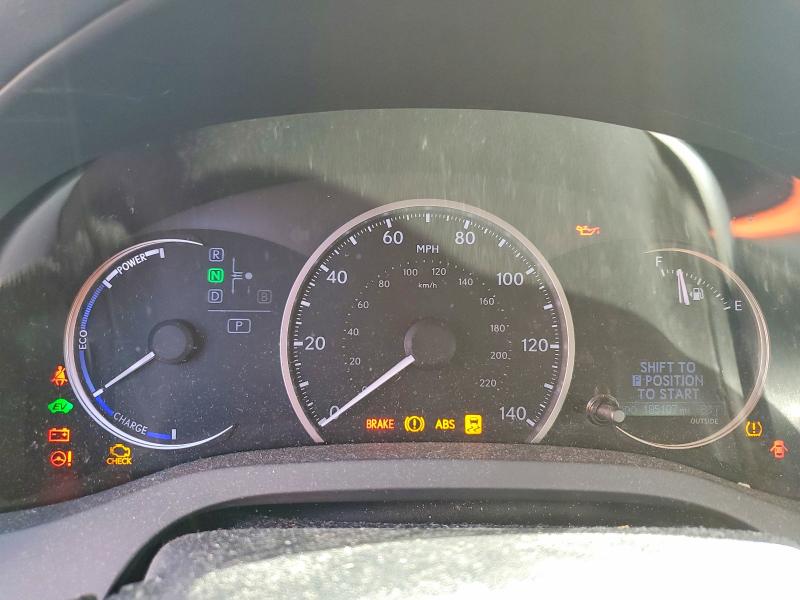 2012 Lexus Ct VIN JTHKD5BH5C2052115 COPART salvage auction — NORMAL WEAR, Fl - Certificate Of Title, sold $2,750 on 2026-07-27 (photo 9)